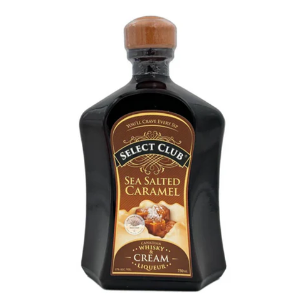Select Club Sea Salted Caramel Candian Whisky Cream Liquer 750 ml - AtoZBev