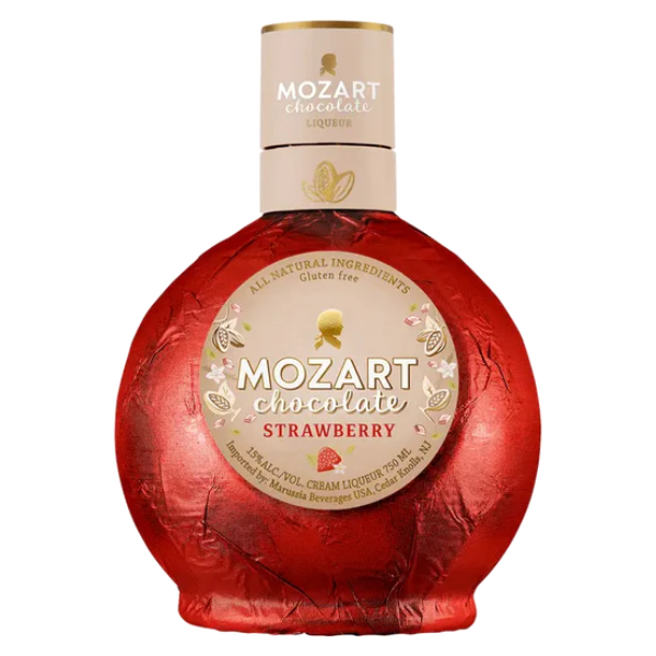 Mozart Strawberry Chocolate Liqueur 750ml - AtoZBev