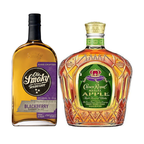 Ole Smoky Tennessee Blackberry & Crown Royal Canadian Whisky Regal Apple - 750ml - AtoZBev