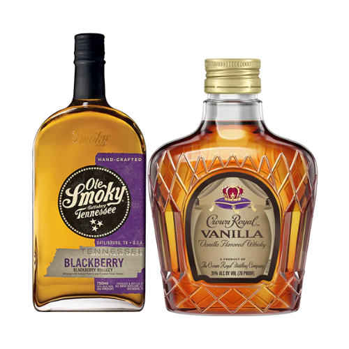 Ole Smoky Tennessee Blackberry & Crown Royal Canadian Whisky Vanilla - 750ml - AtoZBev