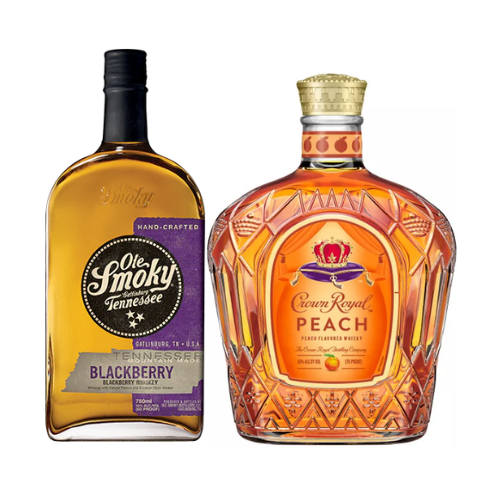 Ole Smoky Tennessee Blackberry & Crown Royal Peach - 750ml - AtoZBev