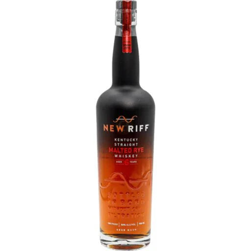 NEW RIFF DISTILLING 6 Year Old Straight Malted Rye Whiskey 750ml - AtoZBev