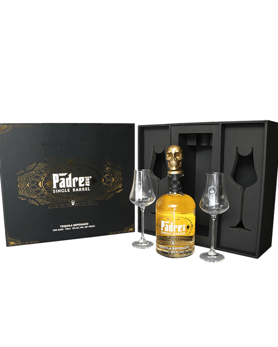 Padre Azul Tequila Reposado Single Barrel Gift Set 750ml - AtoZBev