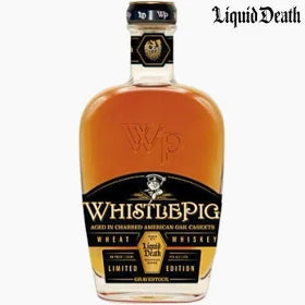 Whistlepig X Liquid Death Gravestock Wheat Whiskey Limited Edition 750ml - AtoZBev