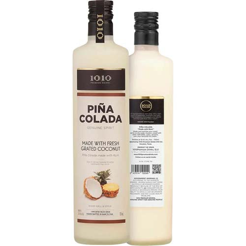 1010 Peach Colada Rum - 750ML - AtoZBev