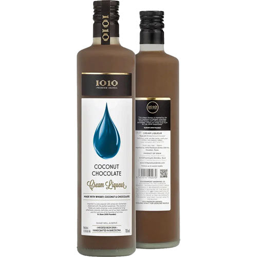 1010 Whiskey Coconut & Chocolate Cream Liqueur - 750ML - AtoZBev