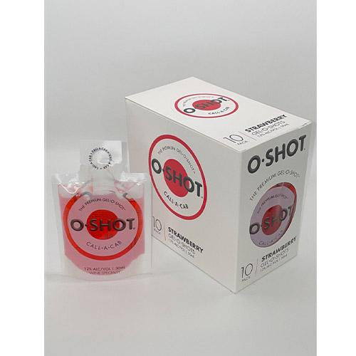 O-Shot Premium Gel O Shot Stawberry Call A Cab 10pk (50ml) - AtoZBev