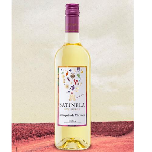 Marques Caceres Satinela Semi Sweet 750Ml - AtoZBev