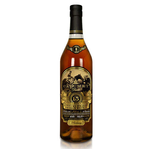 Calumet Farm Single Rack Black 15 Year Kentucky Straight Bourbon - 750ML - AtoZBev
