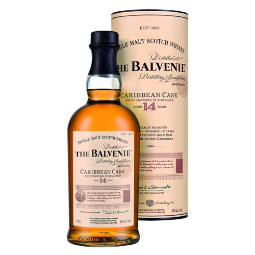 The Balvenie Scotch Single Malt 14 Year Caribbean Cask - 750ML - AtoZBev