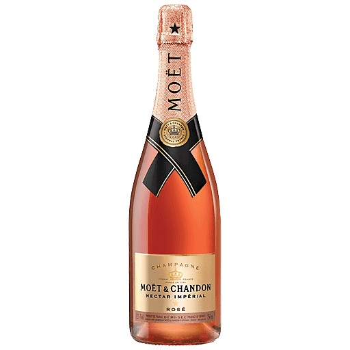 Moet & Chandon Champagne Nectar Rose Imperial 750ml - AtoZBev