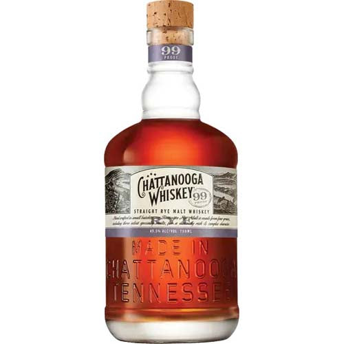 Chattanooga Whiskey 99 Proof Straight Rye Malt Whiskey 750ml - AtoZBev