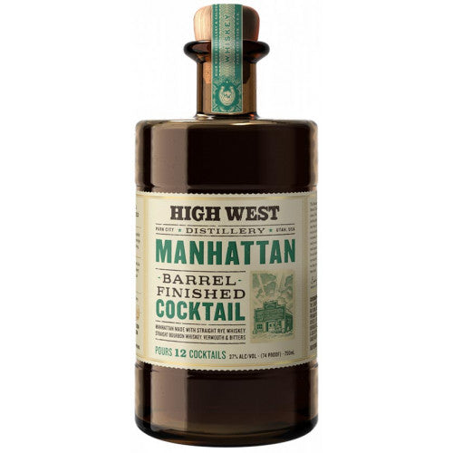 HIGH WEST MANHATTAN COCKTAIL - 750ML - AtoZBev