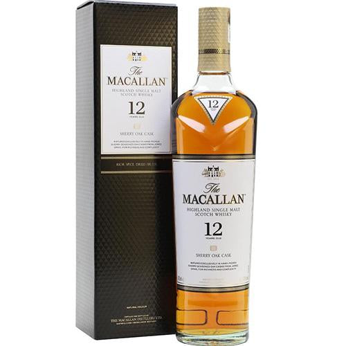 Macallan 12 Year Old Sherry Oak Cask - 750ML - AtoZBev