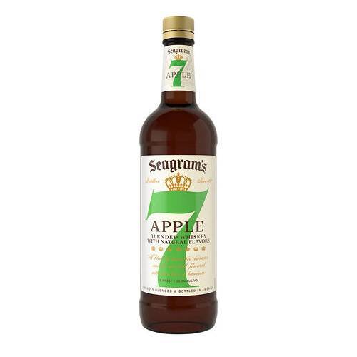 Seagram's 7 Crown Whiskey Apple 750ml - AtoZBev