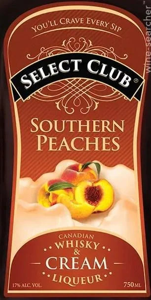 Select Club Southern Peaches Cream Liqueur 750ml - AtoZBev