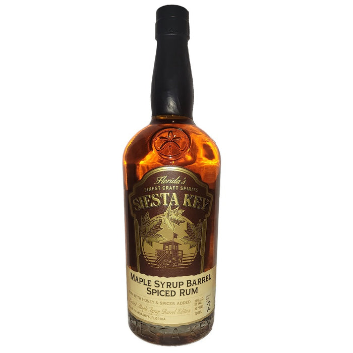 Siesta Key Maple Syrup Barrel Spiced Rum 750ml - AtoZBev