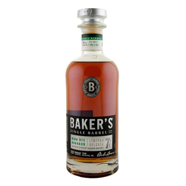 Baker's 7yr High Rye Single Barrel Kentucky Straight Bourbon Whiskey 750ml - AtoZBev