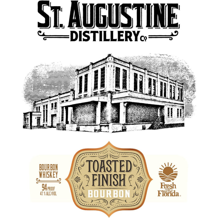 St. Augustine Toasted Finish Bourbon 750 ml - AtoZBev