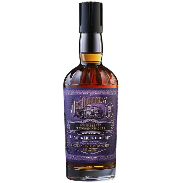 Doc Holliday Huckleberry Flavored Whiskey "I'm Your Huckleberry"-750ml - AtoZBev