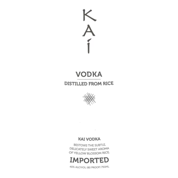 KAI VODKA 750 mL - AtoZBev