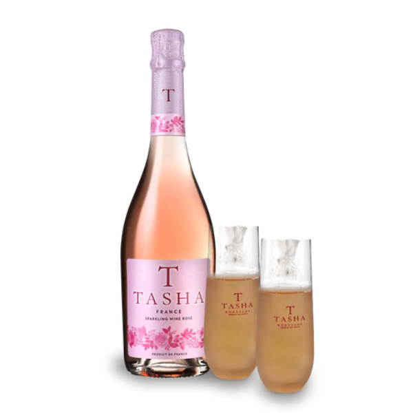 Tasha Sparkling Wine Rose by Natti Natasha 750ml - AtoZBev