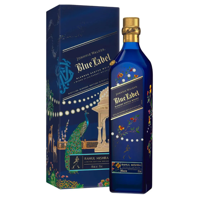 Johnnie Walker Blue Label X Diwali Limited Edition By Rahul Mishra 750ml - AtoZBev