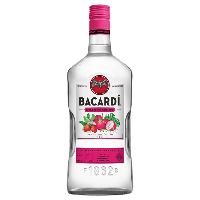Bacardi Dragon Berry Flavored Rum-1.75ml - AtoZBev