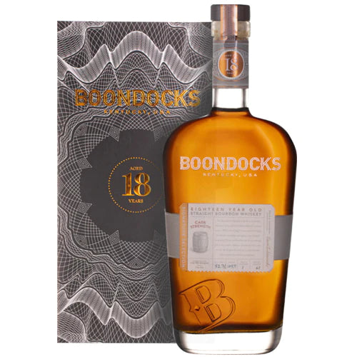 Boondocks Straight Bourbon Whiskey 18YR-750ml - AtoZBev