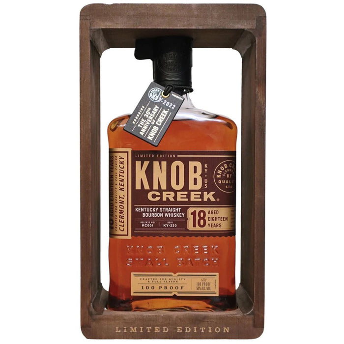 Knob Creek Straight Bourbon Small Batch Limited Edition 18 Yr - 750ML - AtoZBev