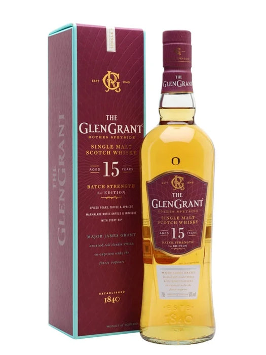 Glen Grant 15 Year Old Batch Strength First Edition Scotch Whisky - 750ML - AtoZBev