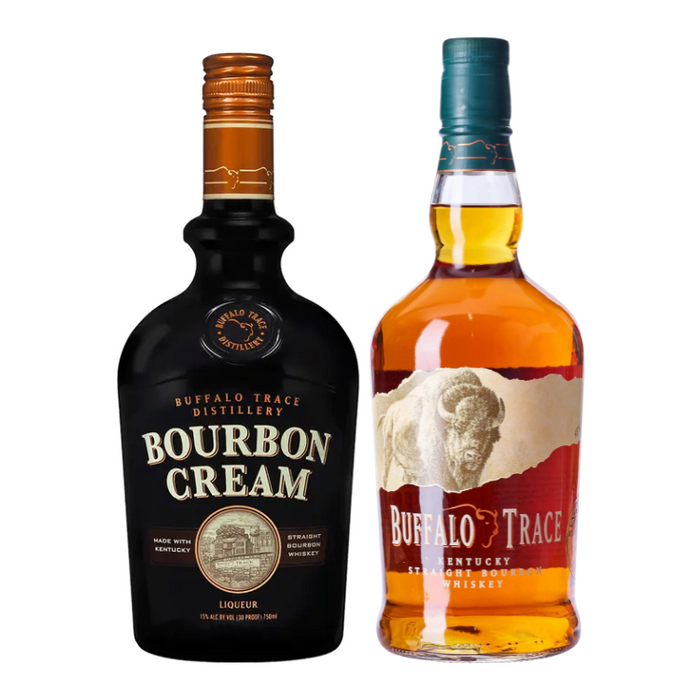 Buffalo Trace Bourbon Cream Liqueur and Buffalo Trace Bourbon Bundle - AtoZBev