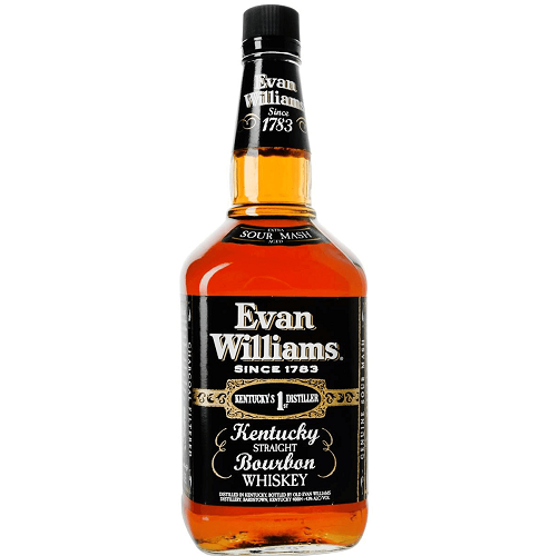 Evan Williams Bourbon Black Label  1.75L - AtoZBev