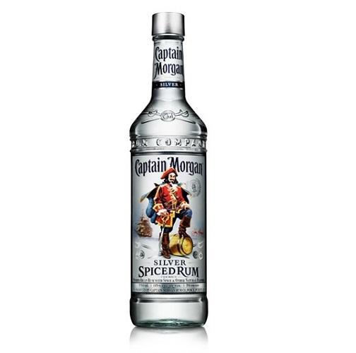Captain Morgan Rum Silver Spiced 750ml - AtoZBev