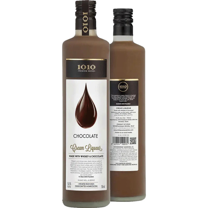 1010 Chocolate Cream Whisky Liqueur - 750ML - AtoZBev