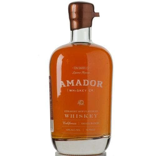 Amador Ten Barrels Straight Hop-Flavored Whiskey - 750ML - AtoZBev