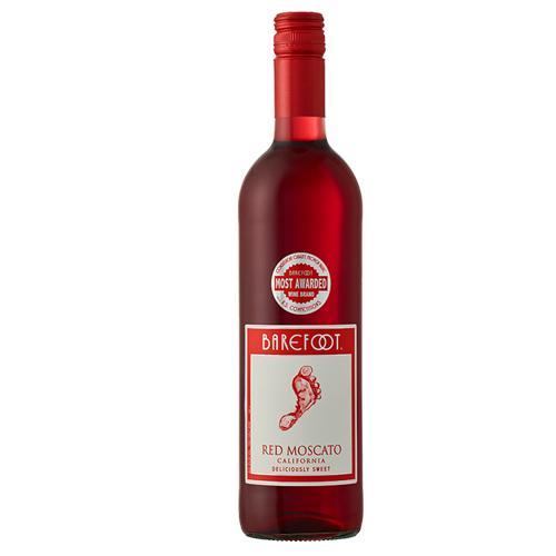 Barefoot Moscato Red 750ml - AtoZBev