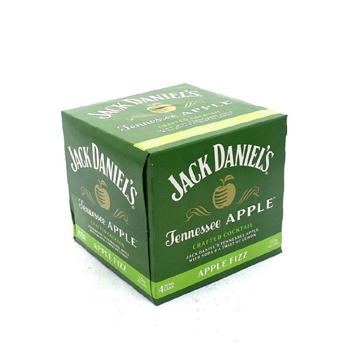 Jack Daniel's Apple Fizz RTD Can - 4 x 12oz - AtoZBev