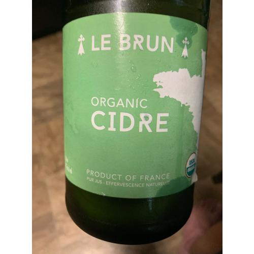 Le Brun de Bretagne Organic Cidre - 750ML - AtoZBev