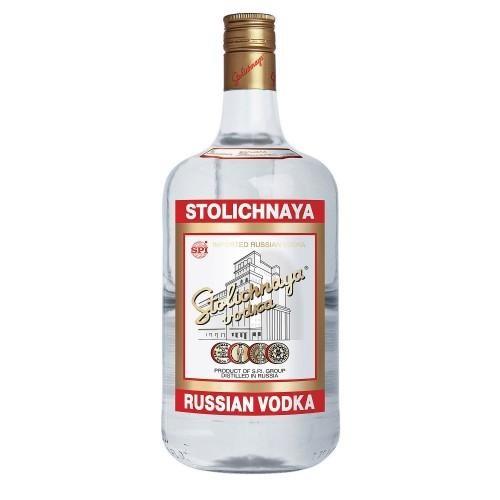 Stolichnaya Vodka 80 Proof 1.75L - AtoZBev