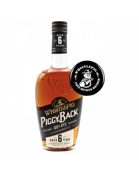 WhistlePig Piggyback 6 Year Old Bourbon Whiskey - 750ML - AtoZBev