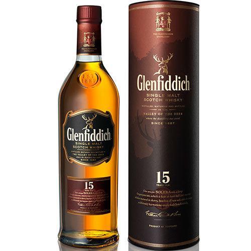 Glenfiddich 15Yr Single Malt Scotch Whiskey- 750ML - AtoZBev