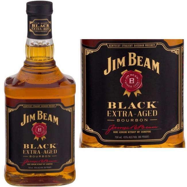 Jim Beam Bourbon Black 750ml - AtoZBev