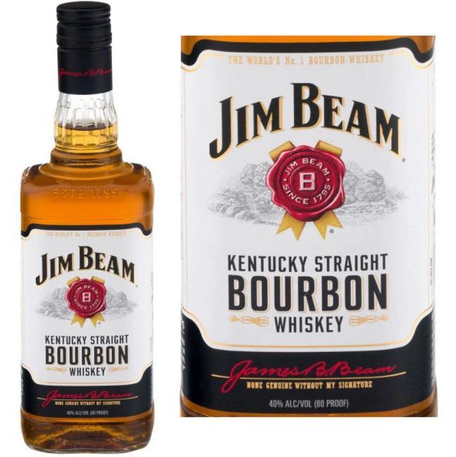 Jim Beam Bourbon 750ml - AtoZBev