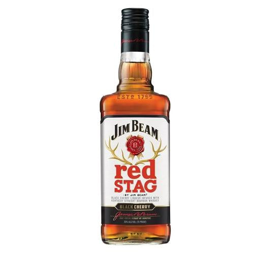 Jim Beam Bourbon Red Stag Black Cherry 750ml - AtoZBev