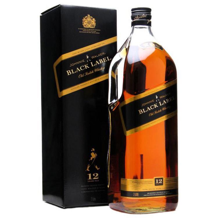 Johnnie Walker Scotch Black Label 12 Year - 1.75L — AtoZBev