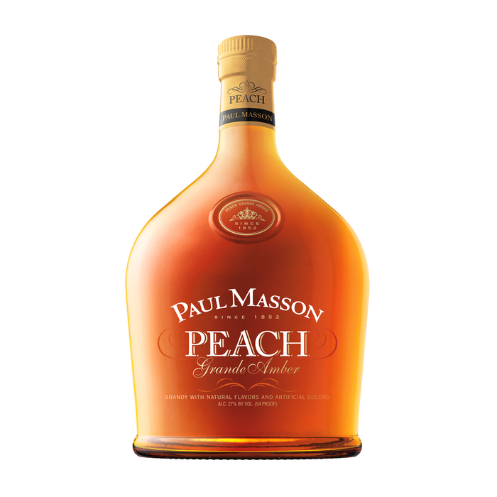 Paul Masson Brandy Grande Amber Peach - 1.75L - AtoZBev