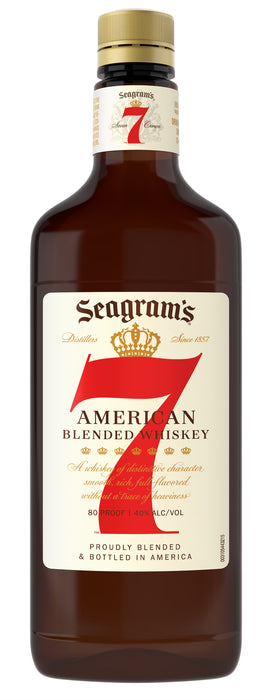 Seagram's 7 American  Blended Whiskey 750ml - AtoZBev