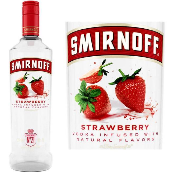 Smirnoff Vodka Strawberry 750ml - AtoZBev