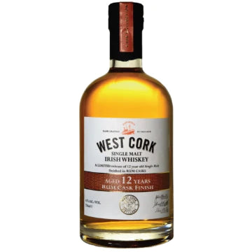 West Cork Rum Cask 12 Year Old 750 ml - AtoZBev